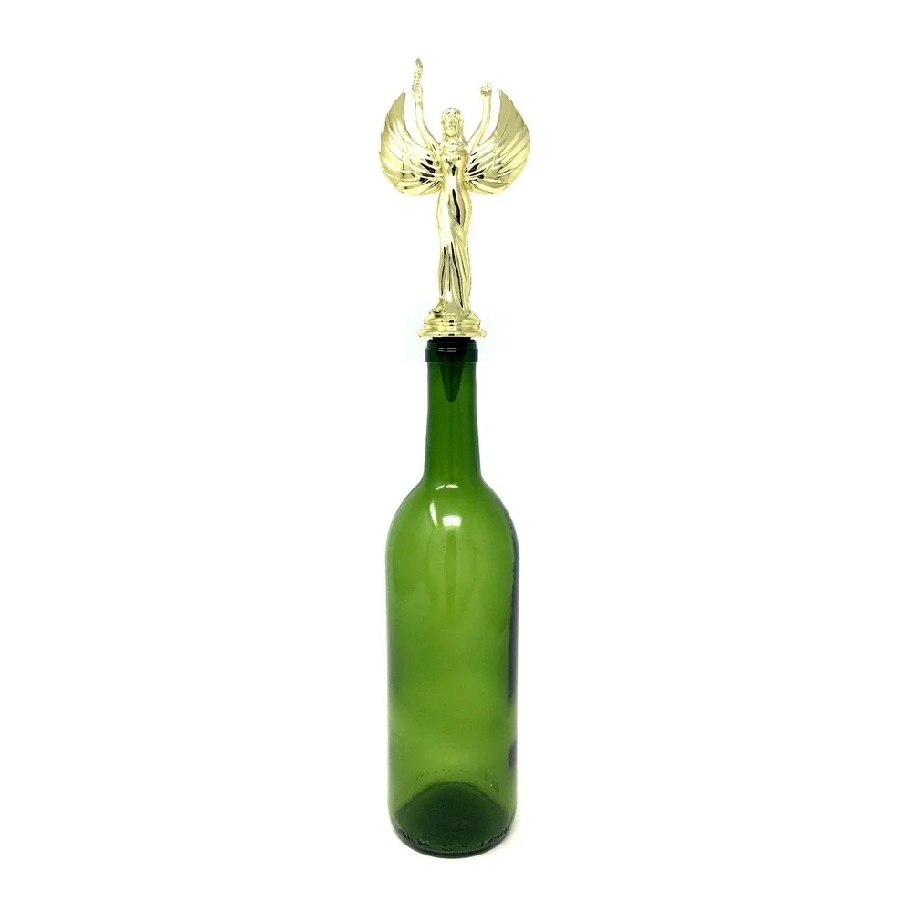 Handmade Bottle Stopper made from Repurposed Victory Trophy